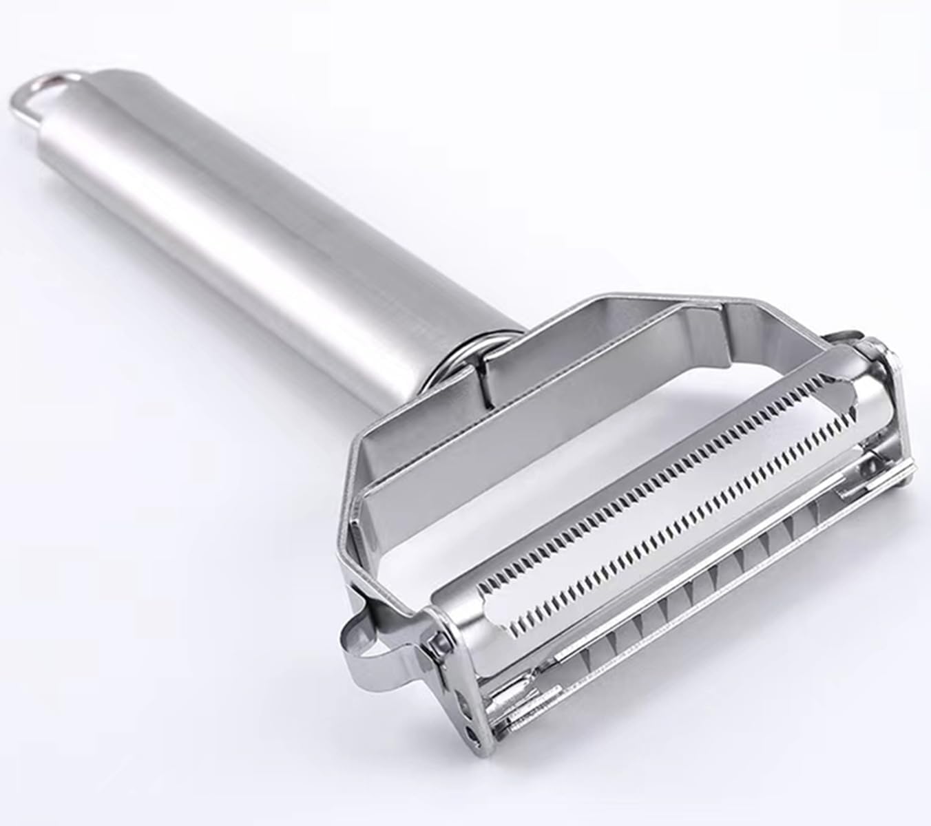 LOOT IN Peeler for Vegetables and Fruits | Julienne Peeler for Salad | Multi-Functional, Stainless Steel, Shredder Slicer and Grater for Potatoes, Carrots, Cucumbers (Pack of 1)