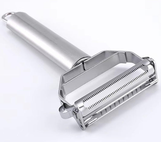 LOOT IN Peeler for Vegetables and Fruits | Julienne Peeler for Salad | Multi-Functional, Stainless Steel, Shredder Slicer and Grater for Potatoes, Carrots, Cucumbers (Pack of 1)